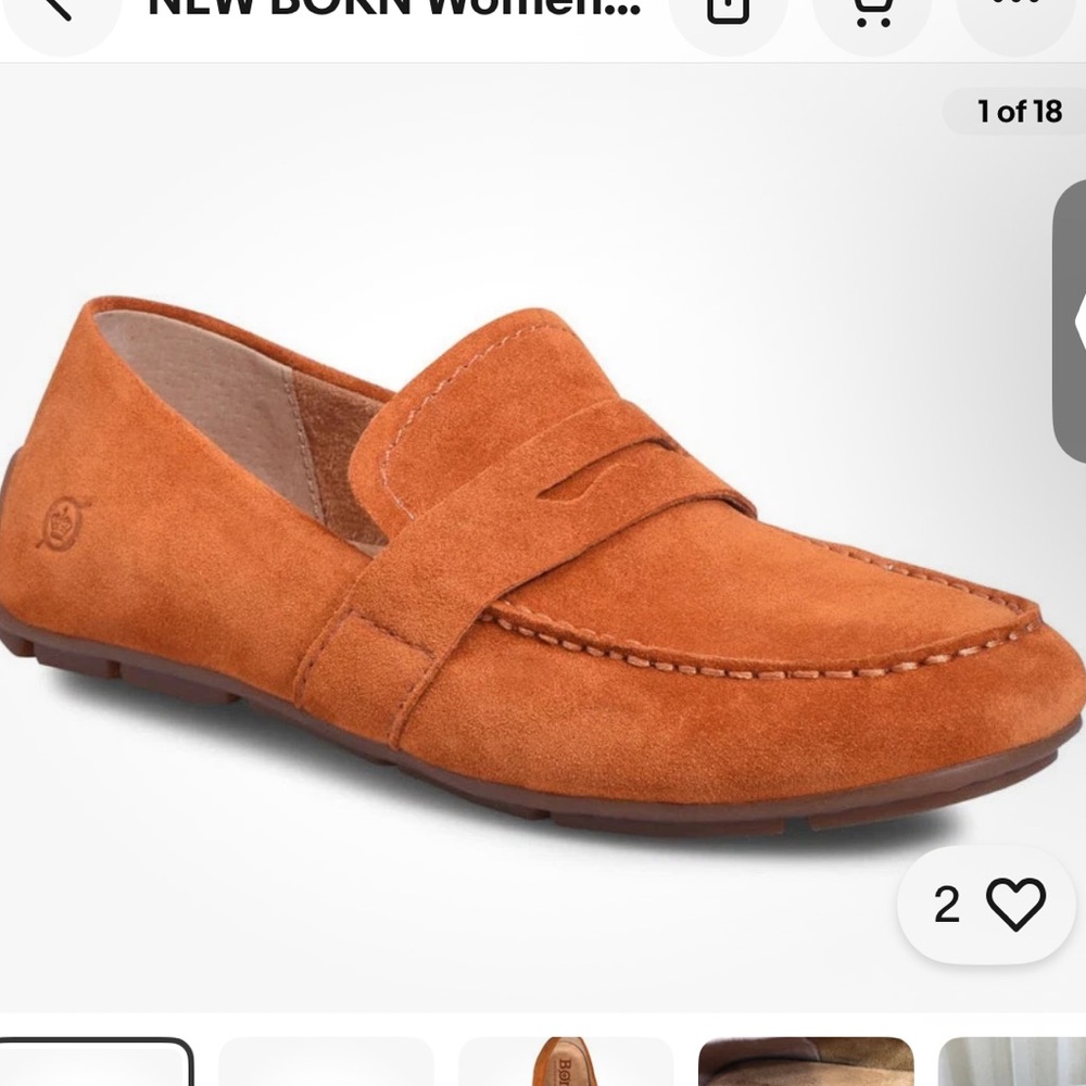 Born - Melinda suede loafers